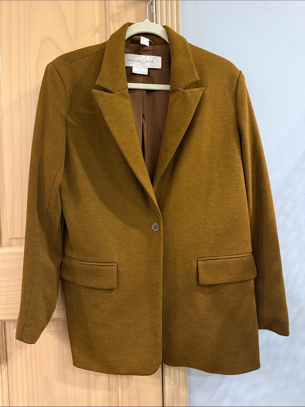Treasure & Bond Olive Green Blazer Women’s Medium Jacket